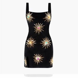 NWT Oceanus Callie Dress Black